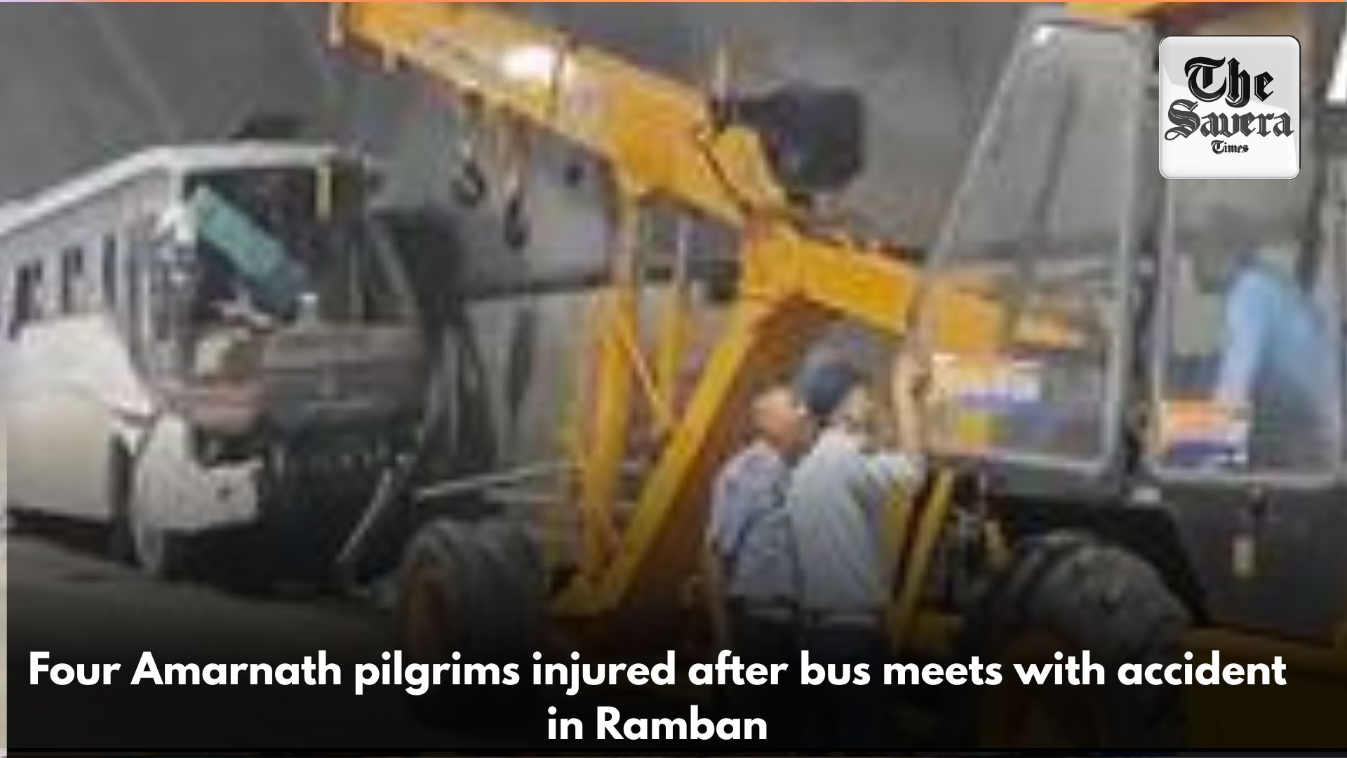 Four Amarnath pilgrims injured after bus meets with accident in Ramban