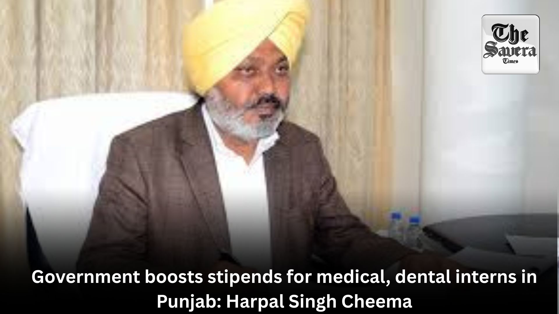 Government increases stipends for medical, dental interns in Punjab: Harpal Singh Cheema