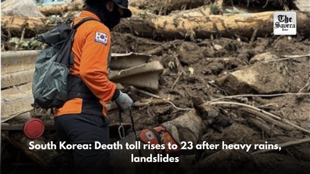 South Korea: Death toll rises to 23 after heavy rains, landslides