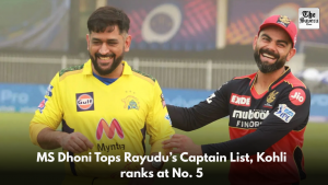 MS Dhoni Tops Rayudu’s Captain List, Kohli ranks at No. 5