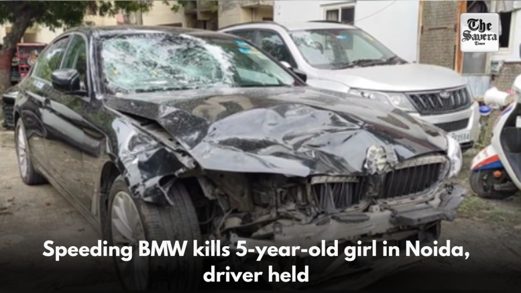 Speeding BMW kills 5-year-old girl in Noida, driver held
