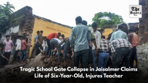 Tragic School Gate Collapse in Jaisalmer Claims Life of Six-Year-Old, Injures Teacher