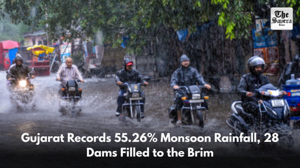 Gujarat Records 55.26% Monsoon Rainfall, 28 Dams Filled to the Brim
