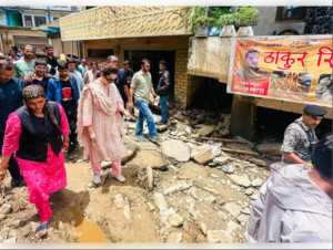Kangana Ranaut Visits Disaster-Hit Mandi, Faces Criticism and Public Anger