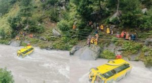 J-K: Bus carrying ITBP jawans plunges into River Sindh, rescue efforts on