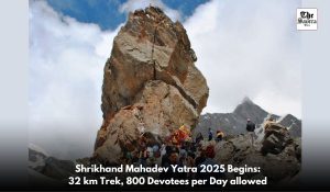 Shrikhand Mahadev Yatra begins in Himachal, first batch leaves