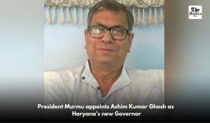 Asim Kumar Ghosh appointed 19th Governor of Haryana by President Murmu