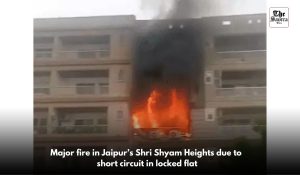 Fire erupts in Jaipur Apartment due to short circuit; Rs 10 Lakh damage reported