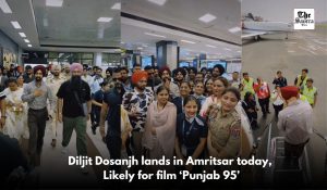 Diljit Dosanjh lands in Amritsar today, Likely for film ‘Punjab 95’
