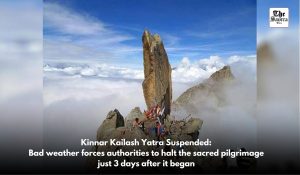 Kinner Kailash yatra suspended due to bad weather in Himachal Pradesh