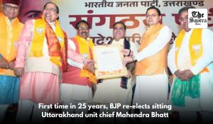 First time in 25 years, BJP re-elects sitting Uttarakhand unit chief Mahendra Bhatt
