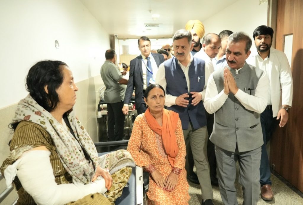Himachal Bus Accident: 32 Passengers Injured, CM Sukhu Visits AIIMS
