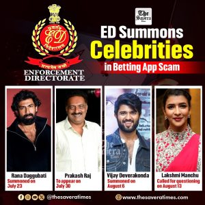 ED issues summons celebrities for promoting betting apps