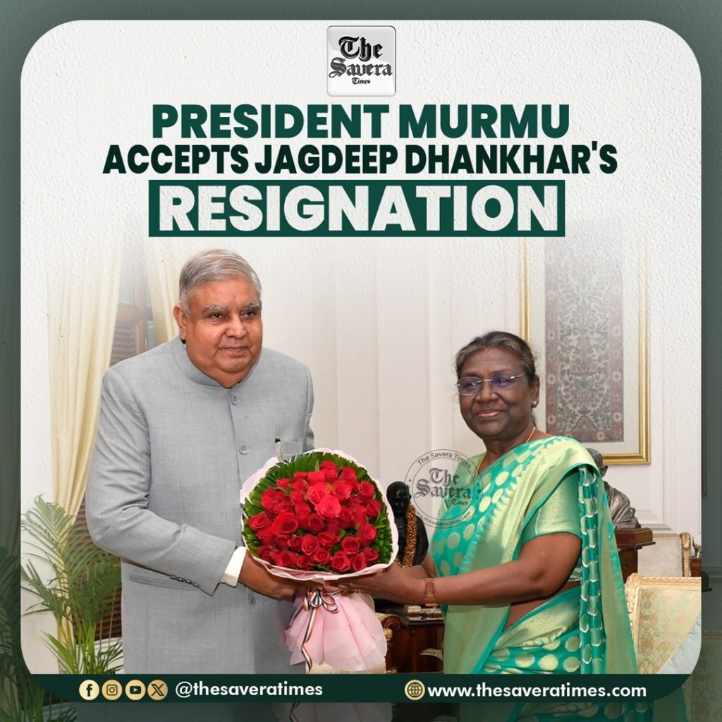 Jagadeep Dhankhar’s resignation