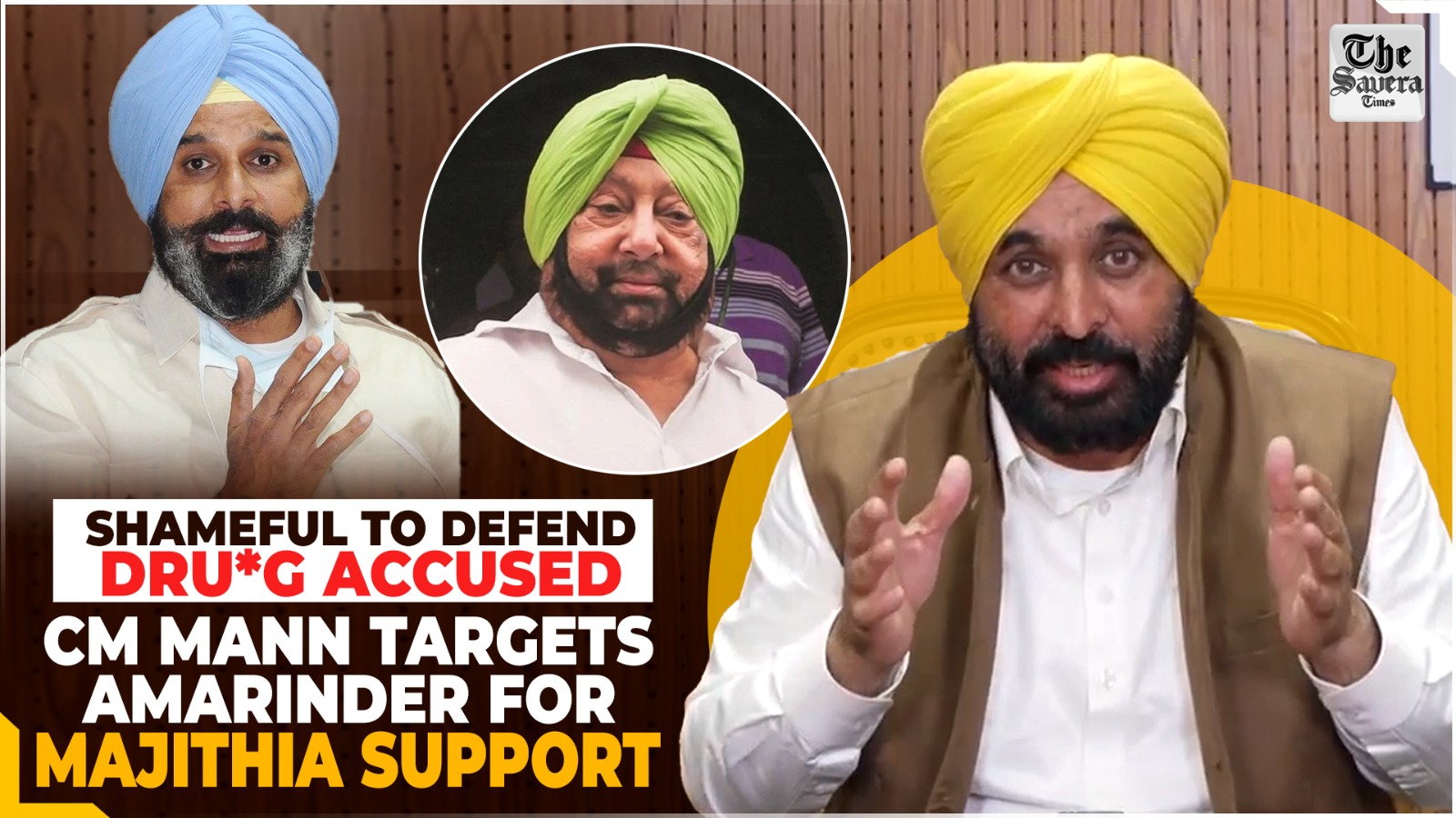 CM Mann hits back at Amarinder over Majithia arrest, accuses him of shielding drug mafia