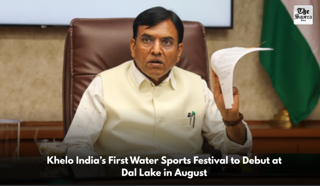 Khelo India’s First Water Sports Festival to Debut at Dal Lake in August