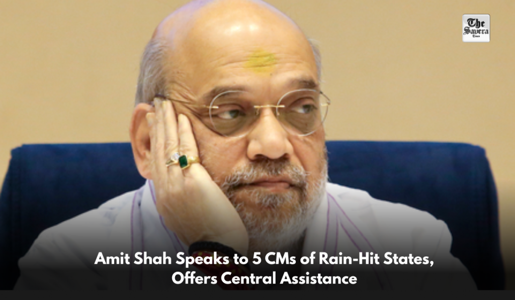 Amit Shah Speaks to 5 CMs of Rain-Hit States, Offers Central Assistance