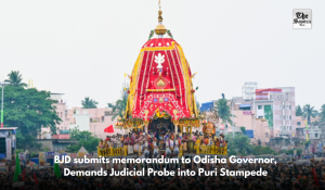 BJD submits memorandum to Odisha Governor, Demands Judicial Probe into Puri Stampede