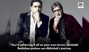 ‘You’re achieving it all on your own terms’, Amitabh Bachchan praises son Abhishek’s journey