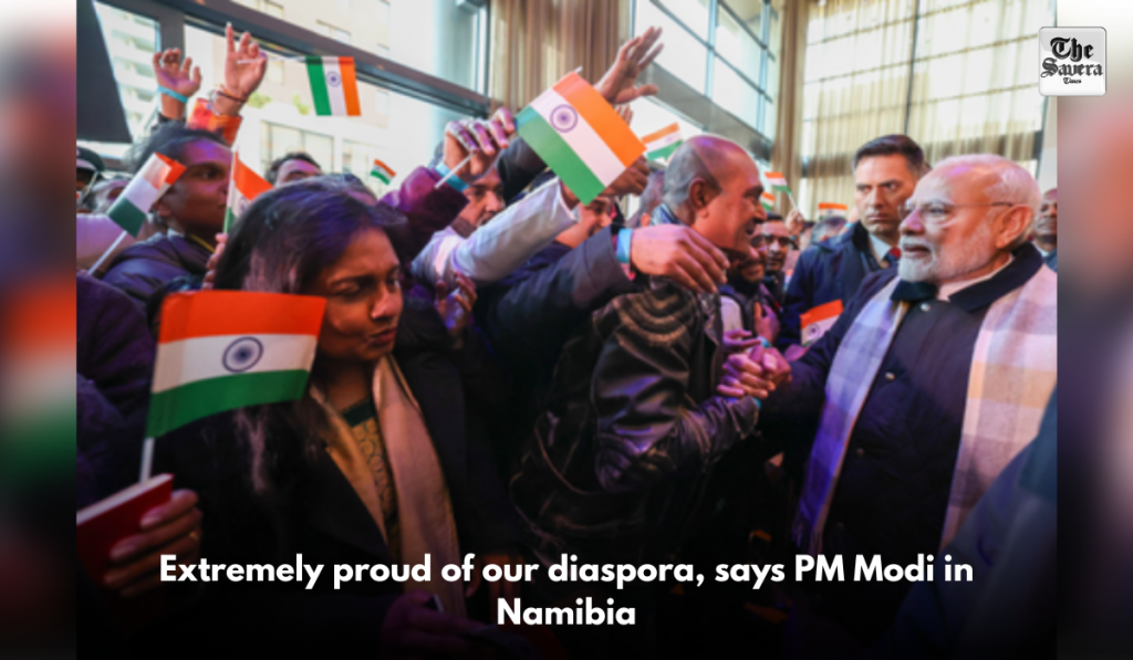Extremely proud of our diaspora, says PM Modi in Namibia