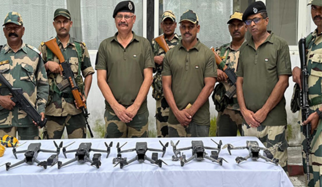Punjab: BSF recovers 6 Pakistani drones, 2.34 kg heroin from Amritsar border