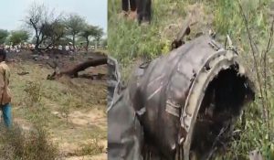IAF Fighter Jet crashes in Rajasthan’s Churu, Rescue team at spot