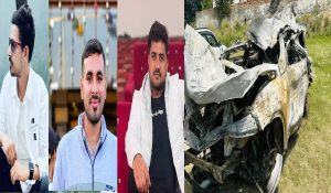 Accident on NH 44 in Sonipat: Scorpio car lost control and collided with a truck, three friends died