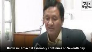 Rucks in Himachal assembly continues on Seventh day