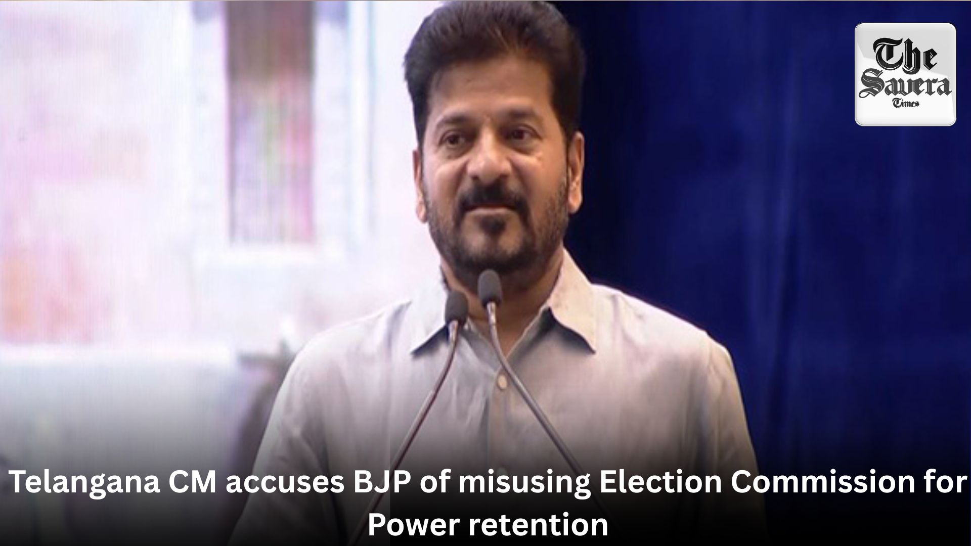Telangana CM accuses BJP of misusing Election Commission for Power retention