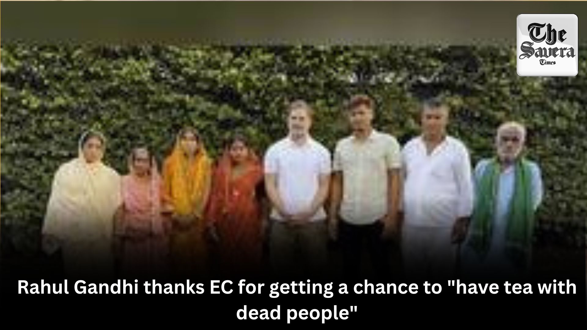 Rahul Gandhi thanks EC for getting a chance to “have tea with dead people”