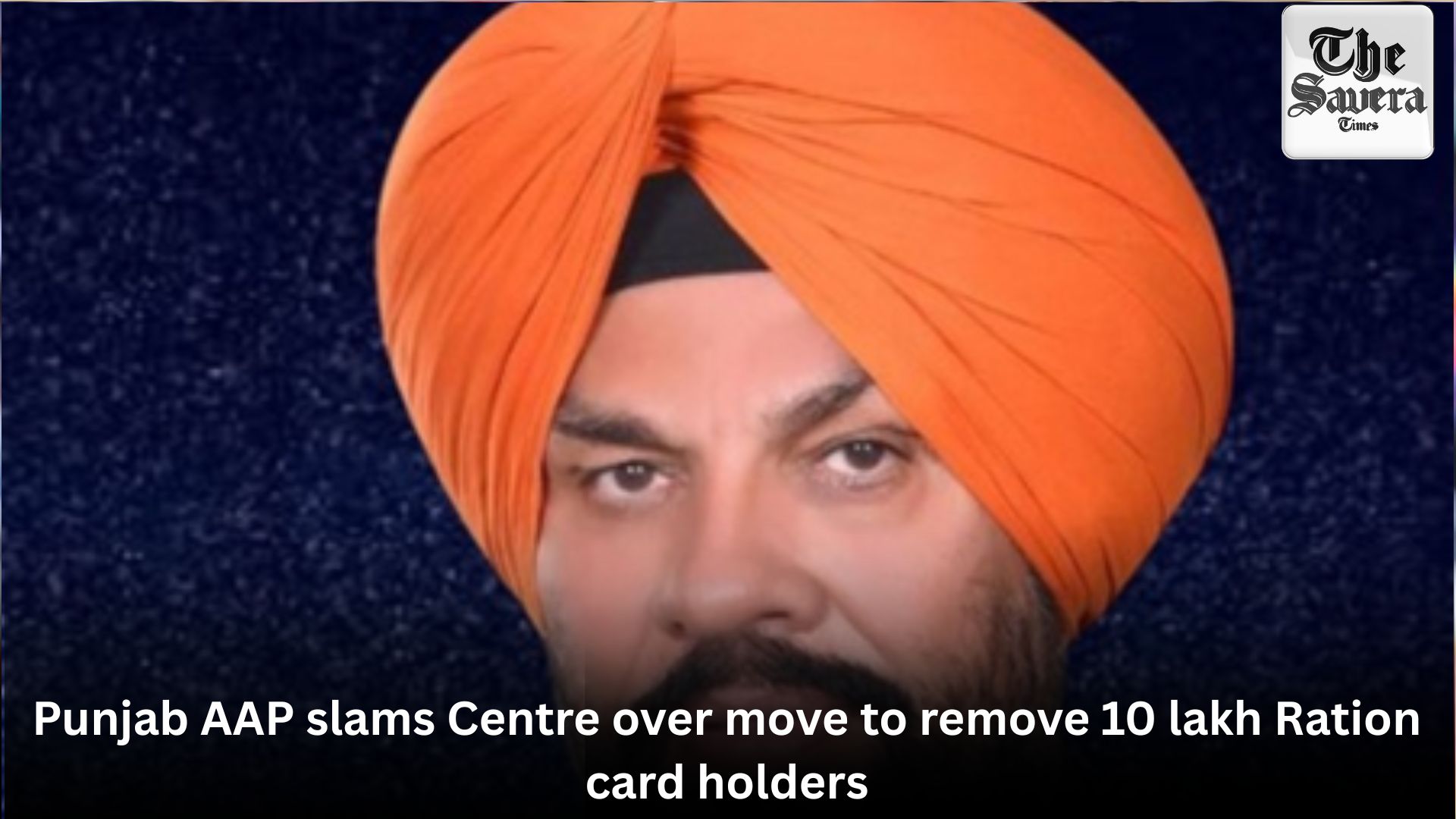 Punjab AAP slams Centre over move to remove 10 lakh Ration card holders
