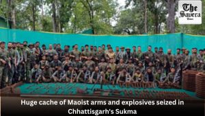Huge cache of Maoist arms and explosives seized in Chhattisgarh’s Sukma