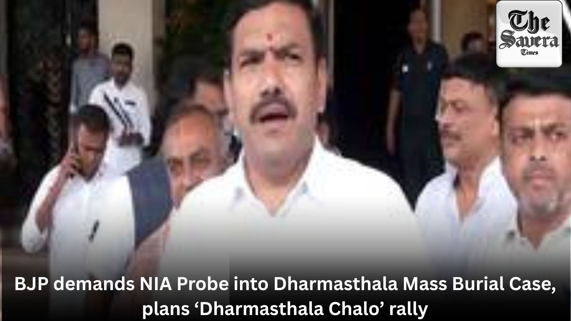 BJP demands NIA Probe into Dharmasthala Mass Burial Case, plans ‘Dharmasthala Chalo’ rally