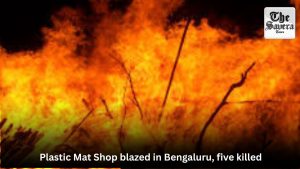Plastic Mat Shop blazed in Bengaluru, five killed