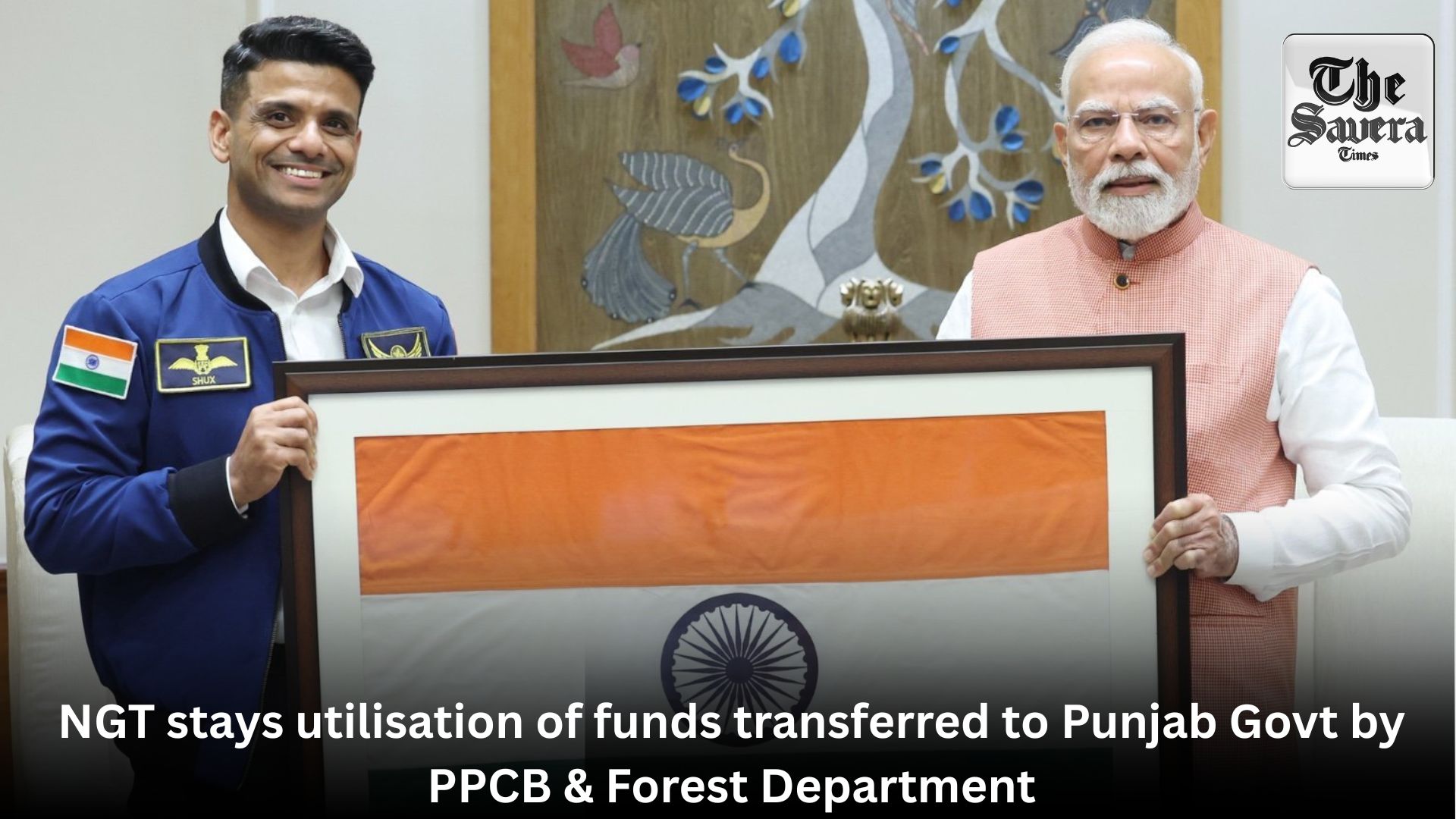 Group Captain Shubhanshu Shukla meets PM Modi