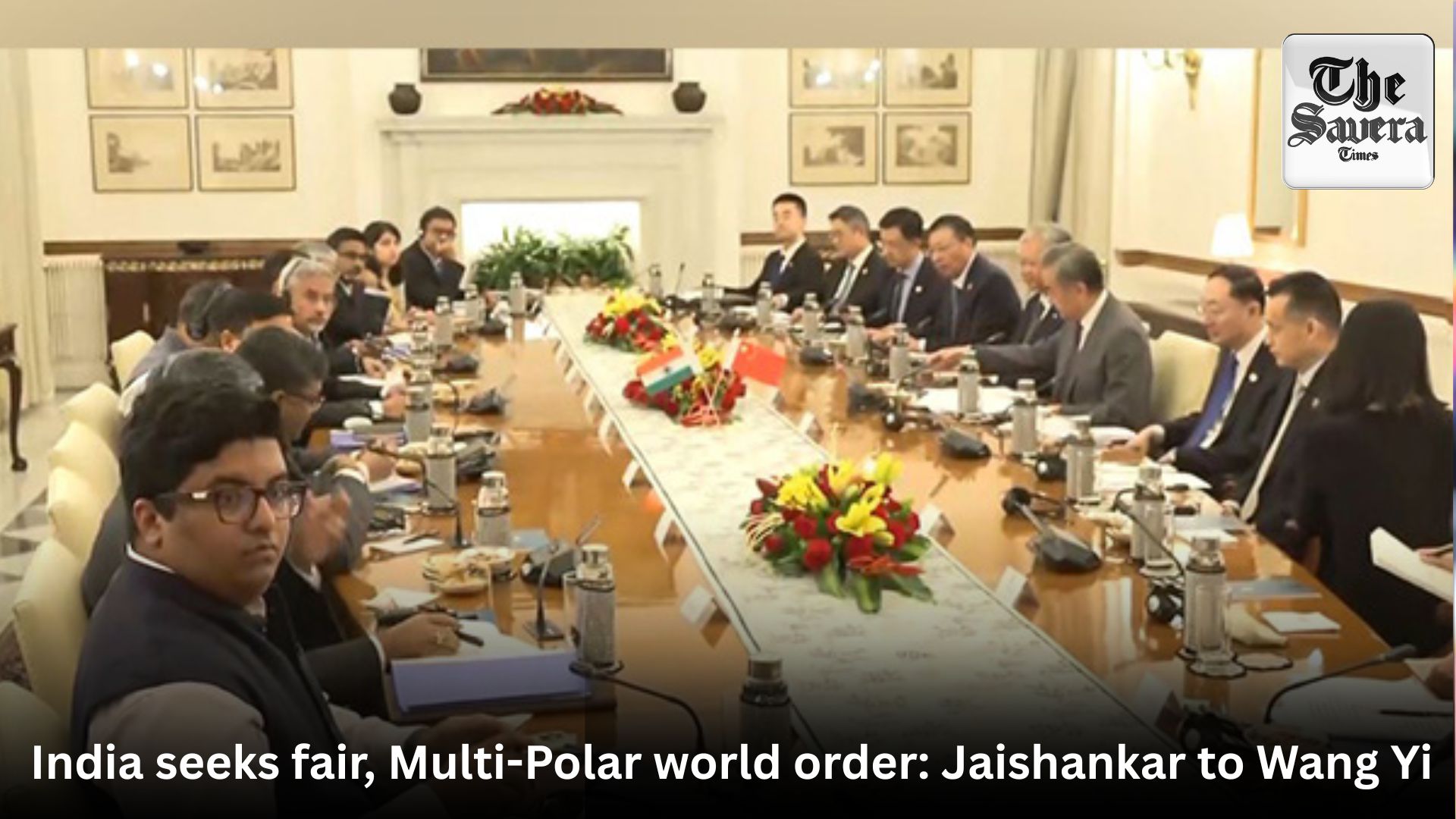 India seeks fair, Multi-Polar world order: Jaishankar to Wang Yi