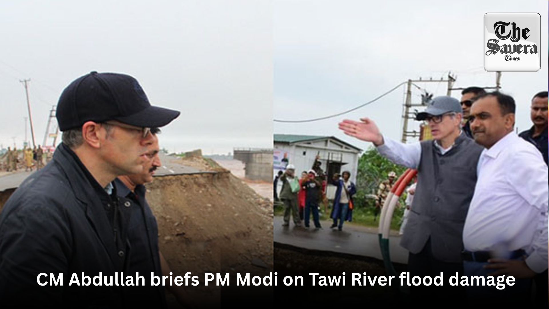 CM Abdullah briefs PM Modi on Tawi River flood damage