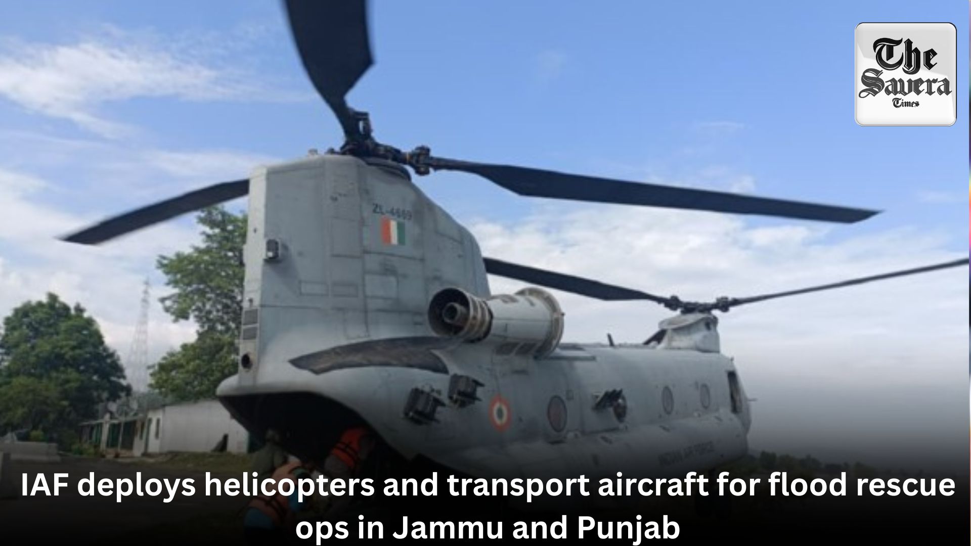 IAF deploys helicopters and transport aircraft for flood rescue ops in Jammu and Punjab