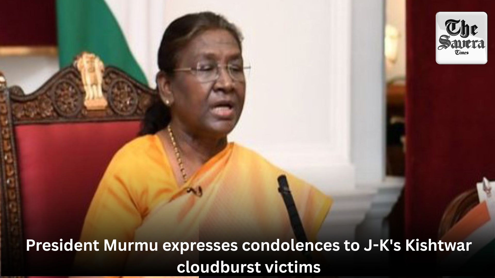 President Murmu expresses condolences to J-K’s Kishtwar cloudburst victims