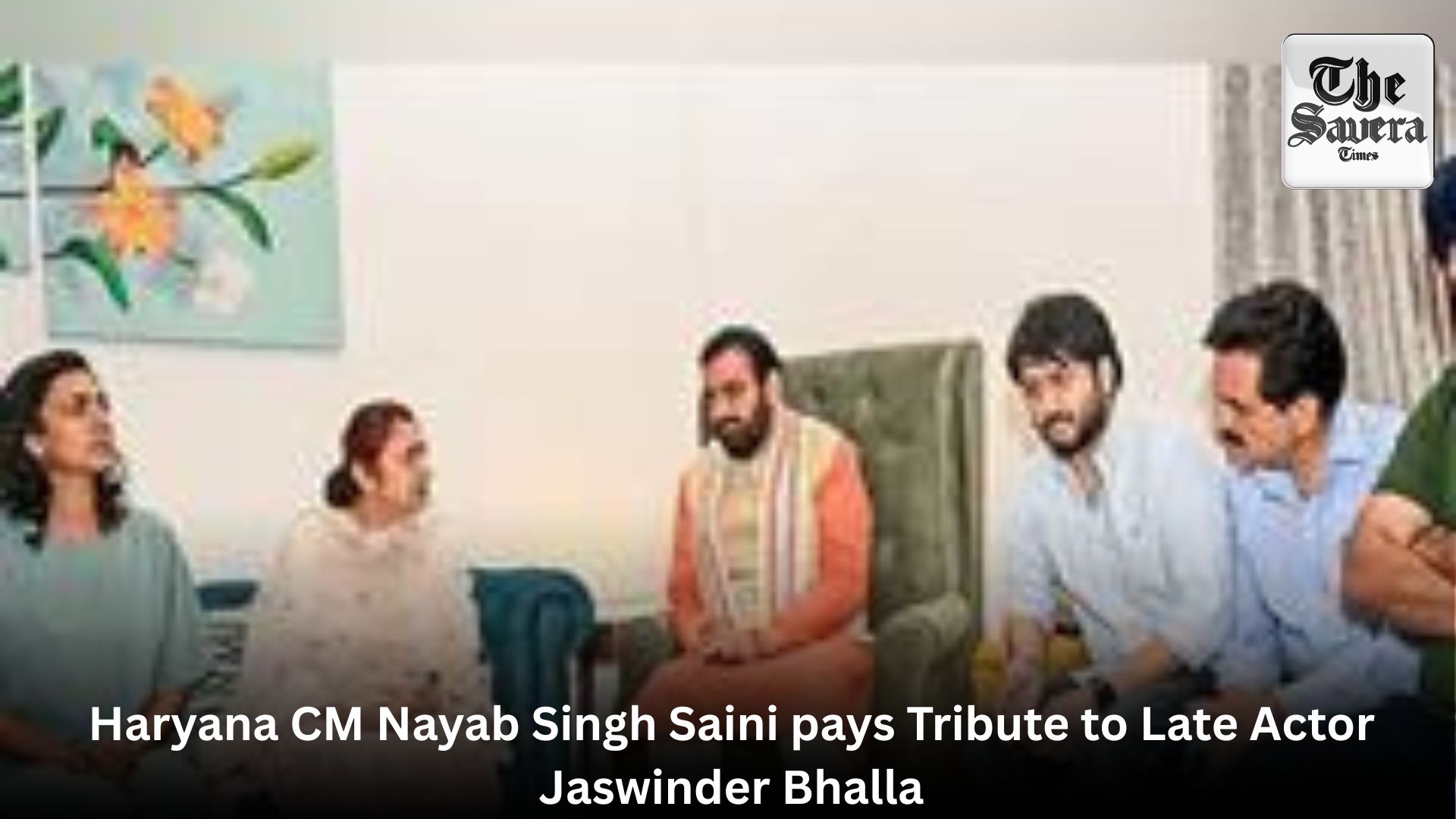 Haryana CM Nayab Singh Saini pays Tribute to Late Actor Jaswinder Bhalla