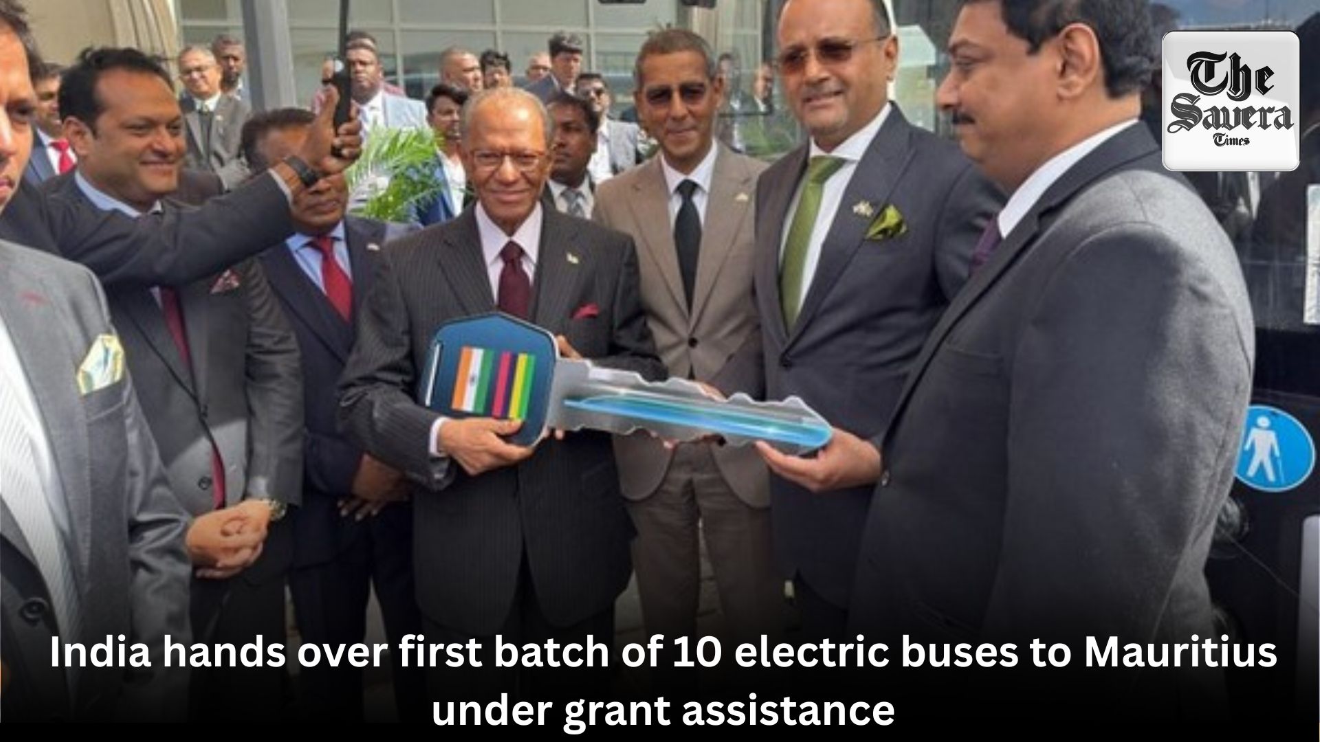 India hands over first batch of 10 electric buses to Mauritius under grant assistance