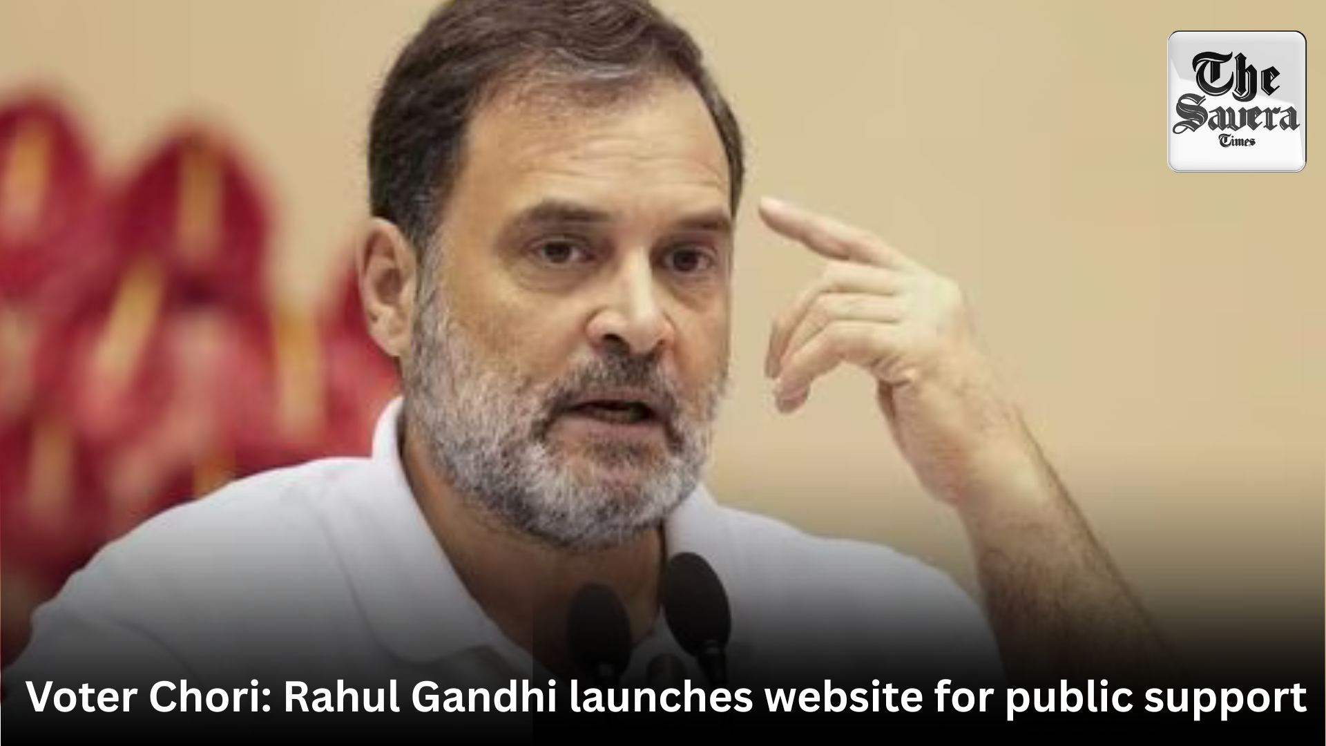 Voter Chori: Rahul Gandhi launches website for public support