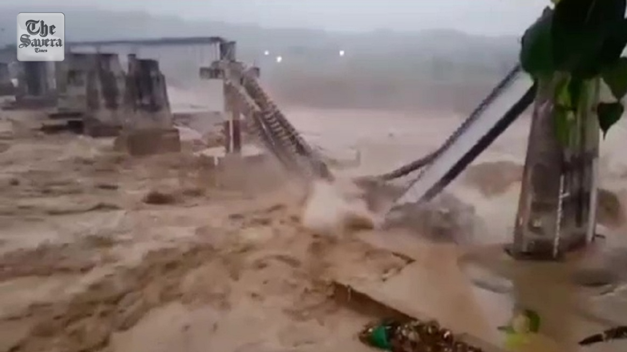 Old Manali Bridge Collapses Amid Heavy Rainfall