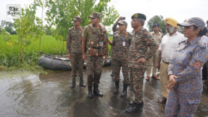 Army commander reviews relief operations in flood-hit Punjab, Jammu