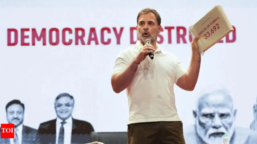 ECI Slams Rahul Gandhi Over ‘Baseless’ Claims on Electoral Rolls