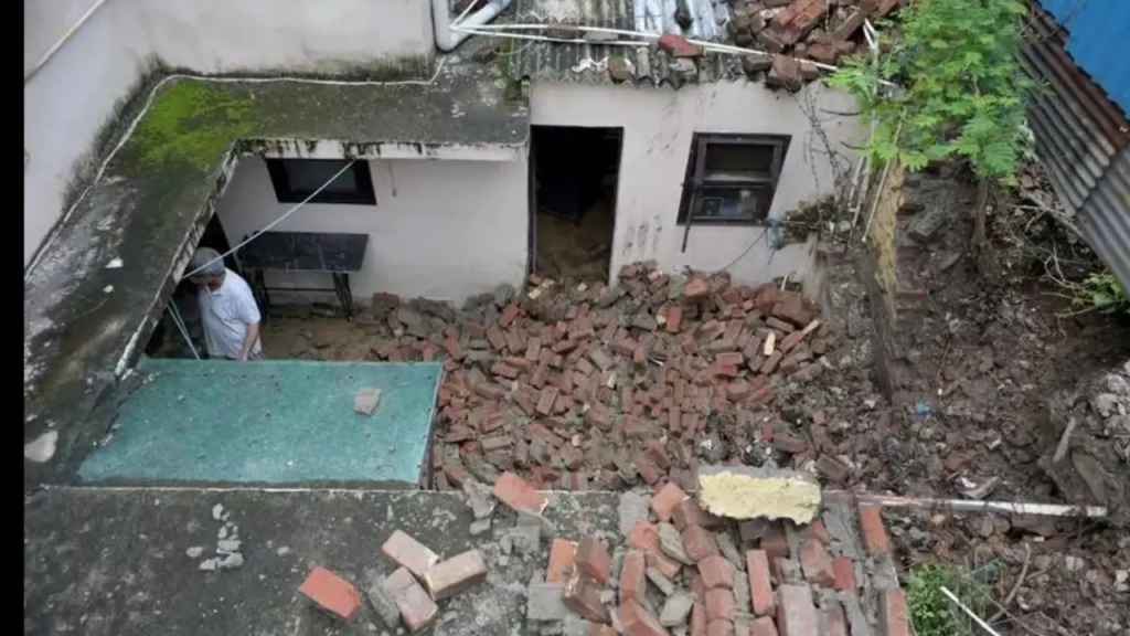 Tragic Wall Collapse in Delhi Claims Seven Lives Amid Heavy Rainfall
