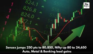 Sensex is trading at 80,850, up 250 points: Nifty also rose 80 points