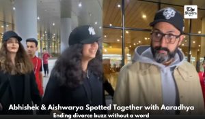 Abhishek Bachchan and Aishwarya Rai return from family trip, Silently quash divorce rumours