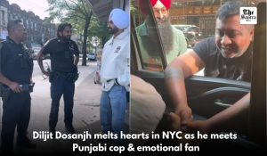 Diljit Dosanjh meets Punjabi NY Cop and fans during U.S. tour, Shares heartwarming moments