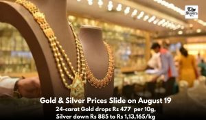 Gold and Silver prices fall: 24-Carat Gold drops Rs 477, Silver down Rs 885 on August 19